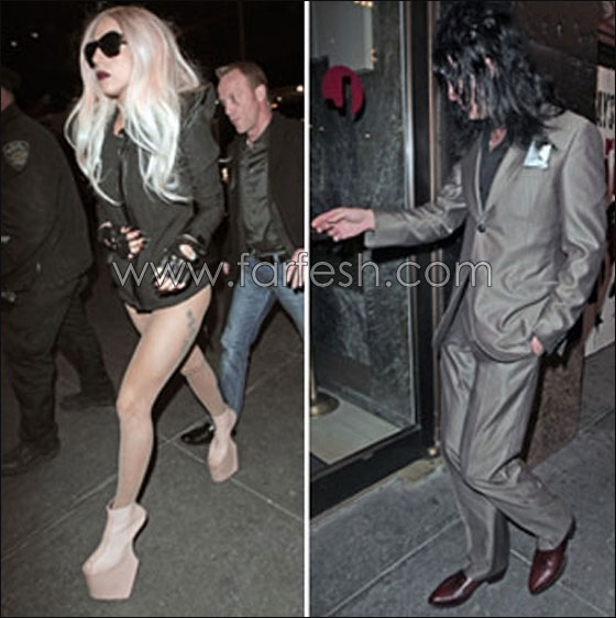 ليدي غاغا بدون سروال في موعد غرامي لها!!  صورة رقم 1
