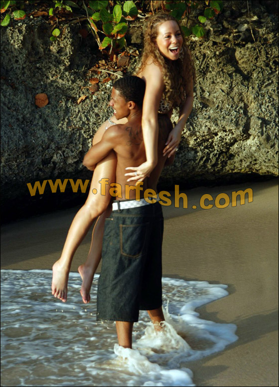 قبل ايام قليلة من ولادتها.. ماريا كاري تتعرى على غلاف مجلة!  صورة رقم 4