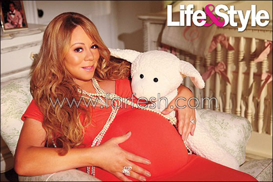 ماريا كاري تختار الاخضر والوردي لغرفة توامها القادم صورة رقم 2 ماريا كاري تختار الاخضر والوردي لغرفة توامها القادم صورة رقم 2