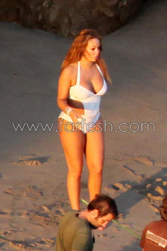 قبل ايام قليلة من ولادتها.. ماريا كاري تتعرى على غلاف مجلة!  صورة رقم 7