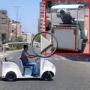 بالفيديو.. سائق فلسطيني يبتكر سيارة كهربائية! 