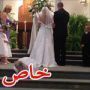 مضحك جدا.. طفلة تستسلم للنعاس اثناء حفل زفاف امام المذبح!! 