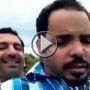 بالفيديو.. شاب ينتحب من لعبة قطار الموت مثل الاطفال 	