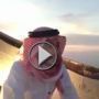 افطار مدهش على هلال ساعة مكة 	