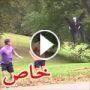 فيديو مخادع يرعب الناس بدمية هيكل عظمي تطير فوقهم وتلاحقهم