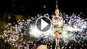 سر قوة شعر لاعبة السيرك العالمية انستازيا