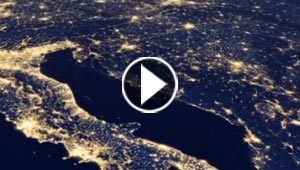 شاهد بالفيديو كيف يتغير وجه الكرة الارضية بالميلاد ورمضان