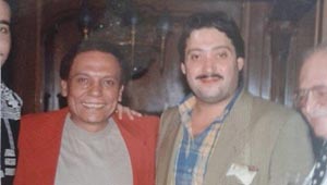  صور عادل امام مع  نجل العملاق الراحل وديع الصافي