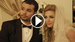 صور زواج الممثل احمد عبد الله محمود والمذيعة السورية سارة نخله