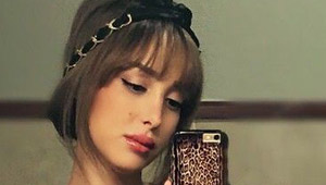 صور بسمة بوسيل زوجة تامر حسني بتسريحة جديدة تبرز جمالها