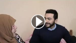 فيديو تامر حسني يبكي تأثرا بسبب احدى النزيلات في دار المسنيين 