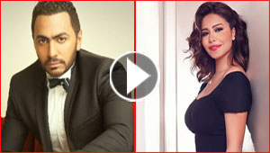  تامر حسني يتابع  شيرين عبد الوهاب في خطوتها الصعبة