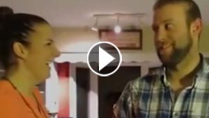 فيديو غير عادي..شاهد كيف يستقبل الازواج خبر حمل زوجاتهم