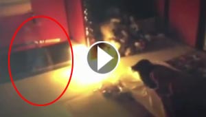 فيديو مثير.. كاميرا مراقبة ترصد شبح طفل يتجول داخل منزل