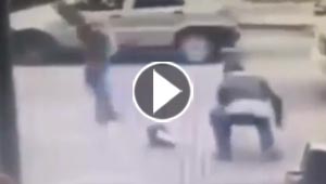  فيديو مثير.. عندما لا يحالف الحظ لصا اثناء هربه!