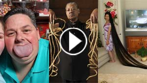 فيديو وصور 9 أشخاص يمتلكون أضخم أعضاء جسدية في التاريخ