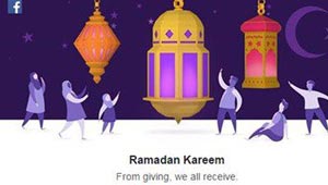  فيس بوك وتويتر يهنئان المسلمين بقدوم شهر رمضان المبارك 