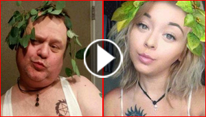 صور طريفة.. والد يقلد حركات ابنته الجميلة على انستغرام ويفوقها شهرة!