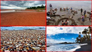  صور اغرب شواطئ العالم : شاطئ البطريق، الزجاجي والمياه السوداء