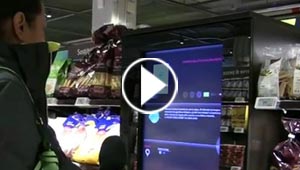 شاهد بالفيديو سوبر ماركت المستقبل.. أجهزة كمبيوتر وشاشات