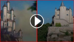شاهدوا الأماكن الحقيقية لقصور افلام ديزني.. فيديو