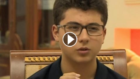 مراهق لبناني متميز بأنجاز عمليات حسابية معقدة في ذهنه بسرعة فائقة