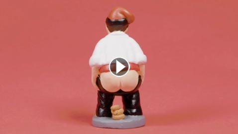 ما هي قصة الرجل المشهور الذي يقضي حاجته بكتالونيا؟!
