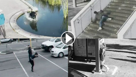 بالفيديو: مواقف طريفة لأشخاص انشغلوا بهواتفهم
