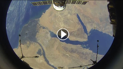 فيديو مدهش.. الأهرامات والنيل في مشاهد فضائية مهيبة