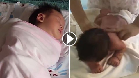 بالفيديو.. رضيع حديث الولادة ينطق كلمته الأولى في عمر 23 يوما فقط!