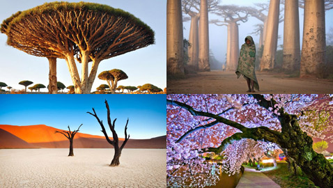 أروع صور يمكن ان تشاهدها لأشجار وغابات غريبة ومميزة حول العالم